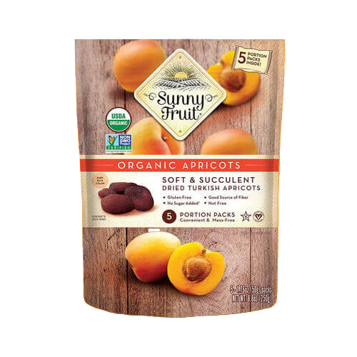 Sunny Fruit Organic Dried Turkish Apricots 8oz(250g)