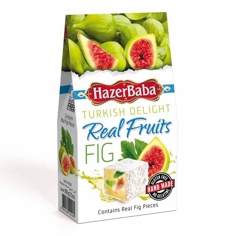 TURKISH DELIGHT REAL FRUITS FIG 3.5oz(100g)