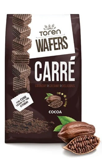 Toren Wafers Carre Crunchy Cocoa Wafer 4.40oz(125g)