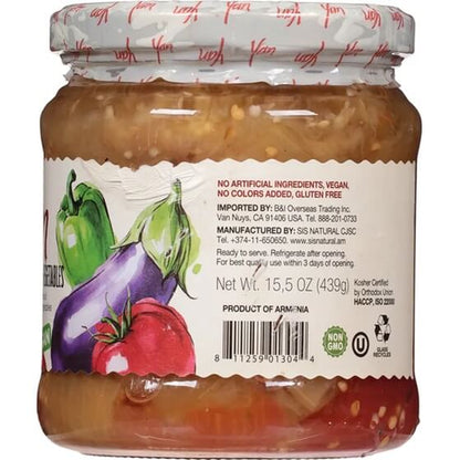 Yan | Mix of  Roasted Vegetables Vegan 15.5 OZ (439)g