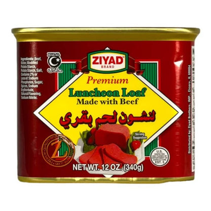 ZIYAD PREMIUM LUNCHEON LOAF MADE WITH BEEF 340g