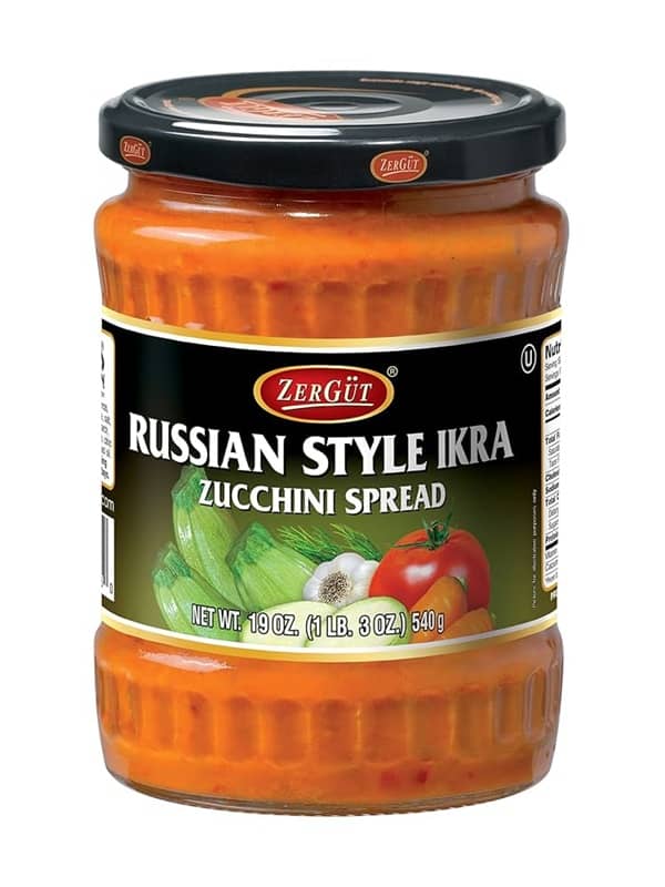 Zergut Russian Style Ikra Zucchini spread 3oz.540g 